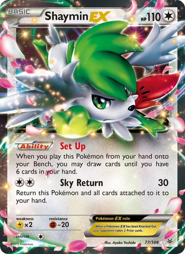 Shaymin EX, Roaring Skies 77a/108
