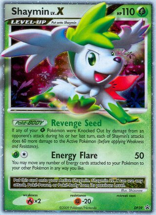 Shaymin LV.X, Diamond & Pearl Promos DP39