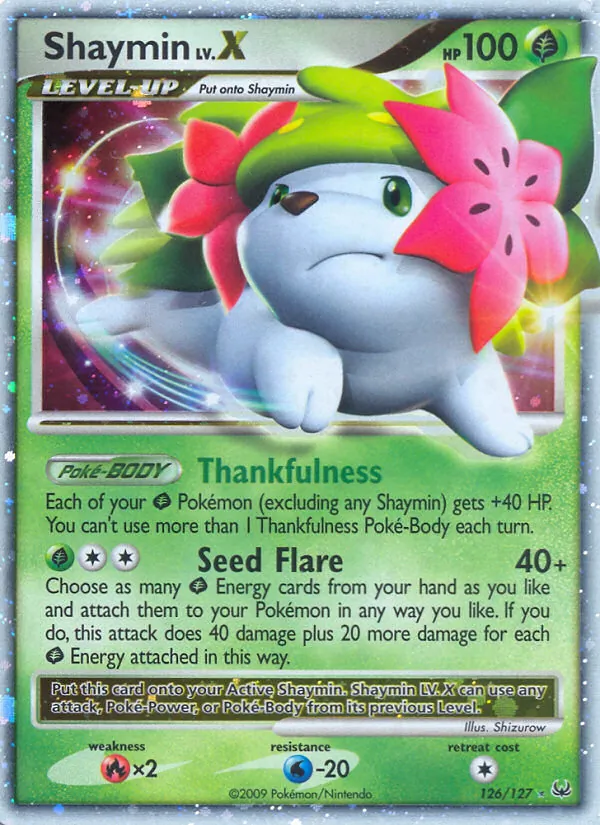 Shaymin LV.X, Platinum 126/127