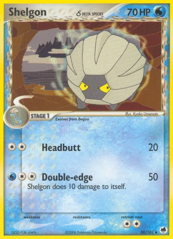 Shelgon δ, Dragon Frontiers 038/101