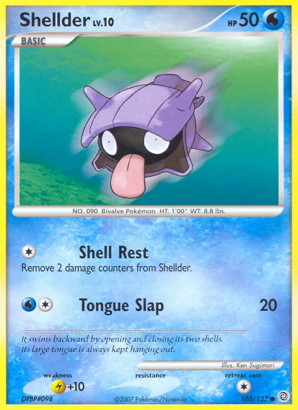 Shellder, Secret Wonders 105/132