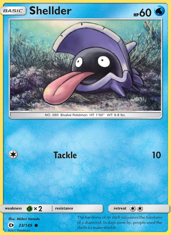 Shellder, Sun & Moon 033/149