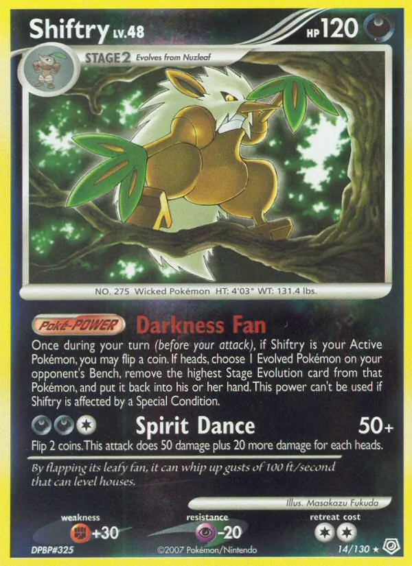 Shiftry, Diamond & Pearl 014/130
