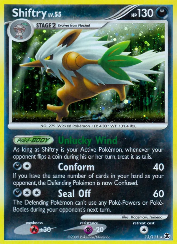 Shiftry, Rising Rivals 013/111
