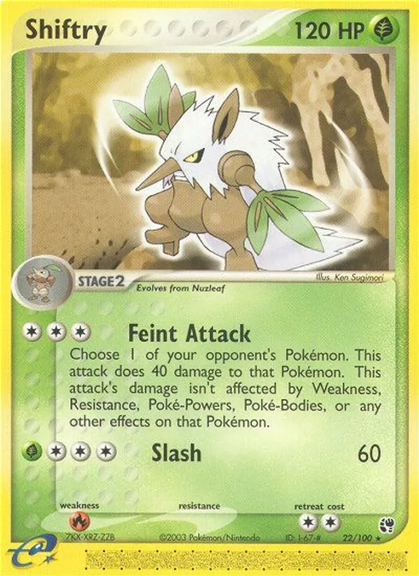 Shiftry, Sandstorm 022/100