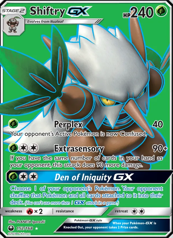 Shiftry GX, Celestial Storm 152/168