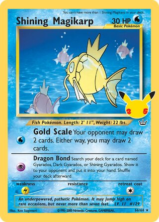 Shining Magikarp, Celebrations 066/064
