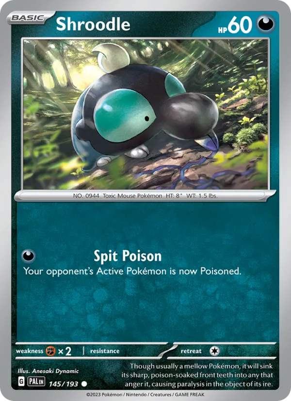 Shroodle, Paldea Evolved 145/193