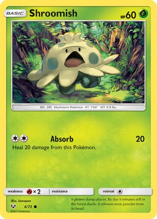 Shroomish, Shining Legends 004/073