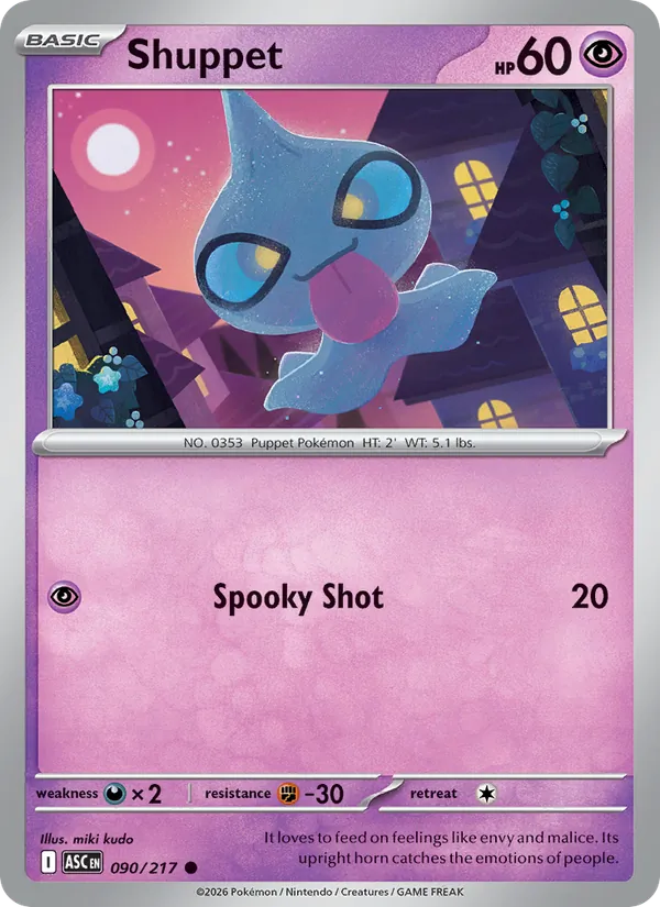 Shuppet, Ascended Heroes 090/217