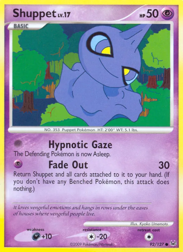 Shuppet, Platinum 092/127