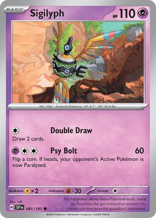 Sigilyph, Surging Sparks 081/191