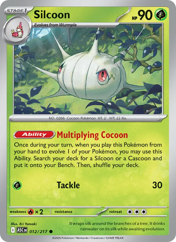Silcoon, Ascended Heroes 012/217