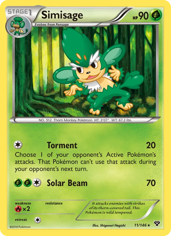 Simisage, XY 011/146