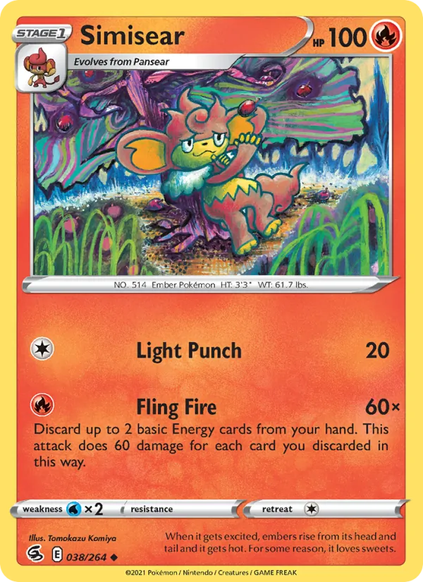 Simisear, Fusion Strike 038/264