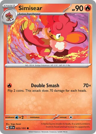 Simisear, Surging Sparks 023/191