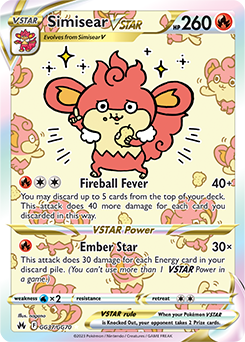 Simisear VSTAR, Crown Zenith Galarian Gallery GG37/70
