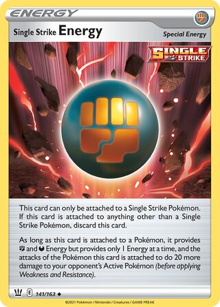 Single Strike Energy, Play! Pokémon Prize Pack Series One 141/163