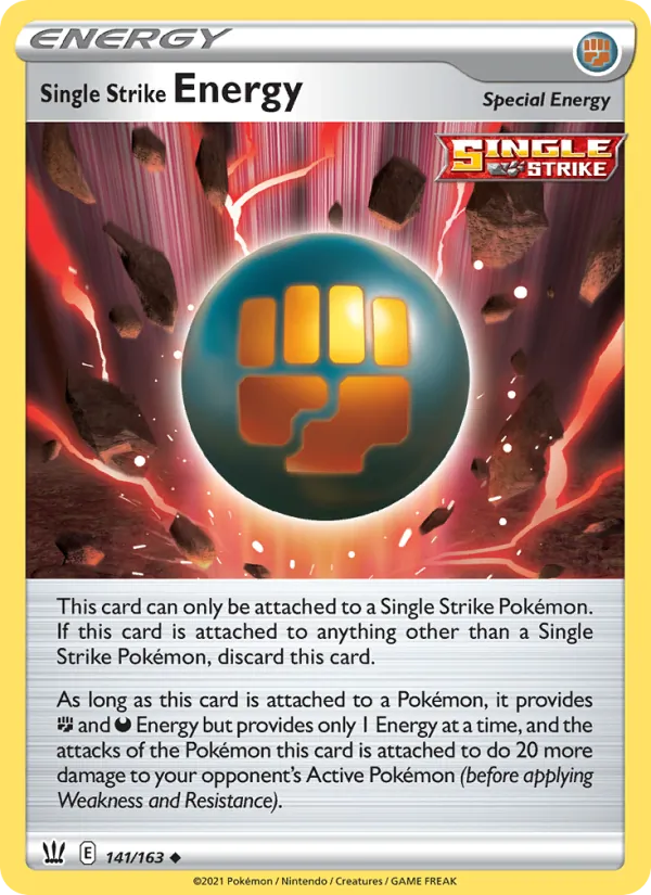 Single Strike Energy, Battle Styles 141/163