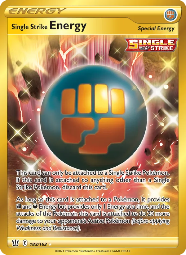 Single Strike Energy, Battle Styles 183/163