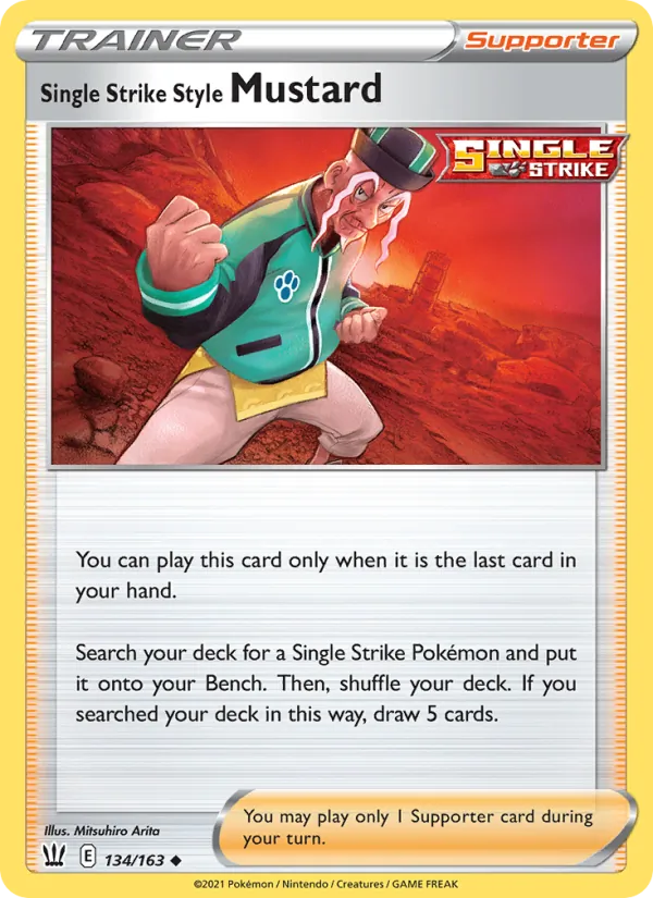 Single Strike Style Mustard, Battle Styles 134/163
