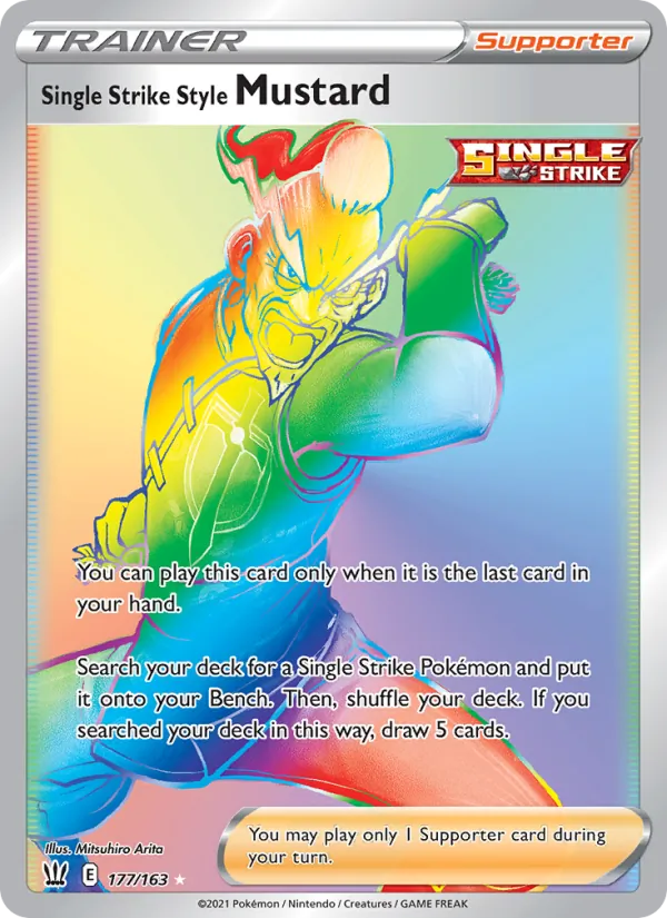 Single Strike Style Mustard, Battle Styles 177/163