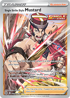 Single Strike Style Mustard, Brilliant Stars Trainer Gallery TG28/30