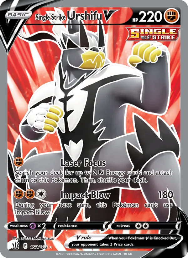Single Strike Urshifu V, Battle Styles 150/163