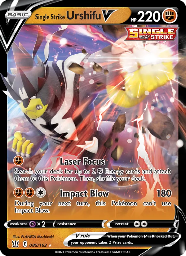 Single Strike Urshifu V, Battle Styles 085/163