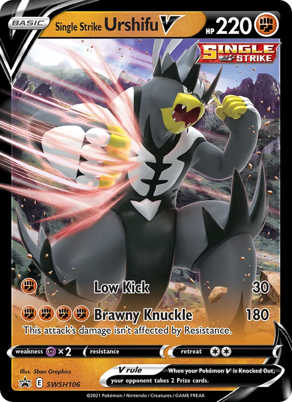 Single Strike Urshifu V, SWSH Black Star Promos SWSH106/307