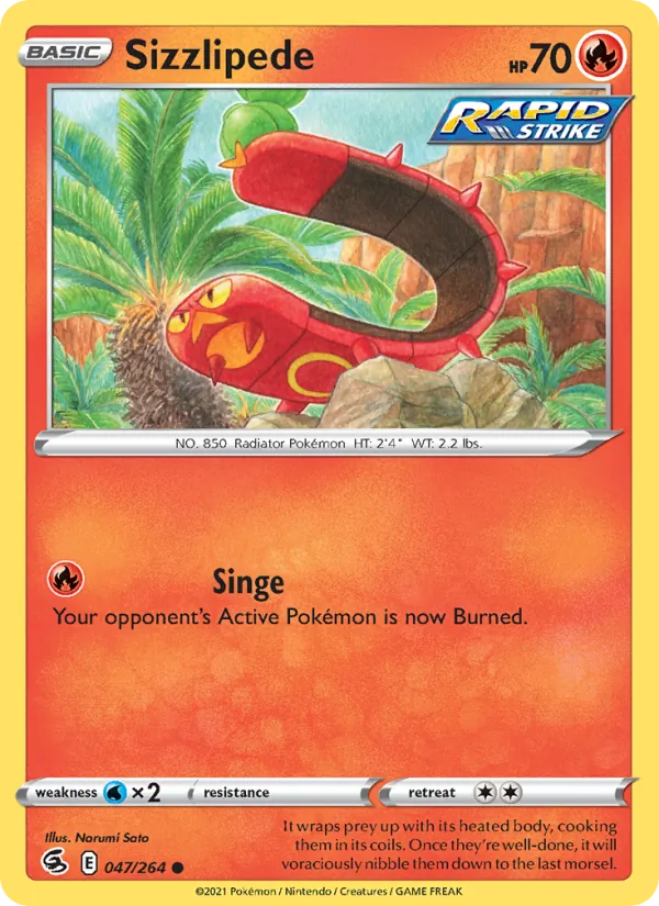 Sizzlipede, Fusion Strike 047/264