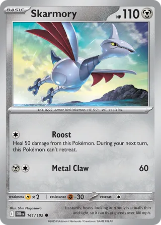 Skarmory, Destined Rivals 141/182