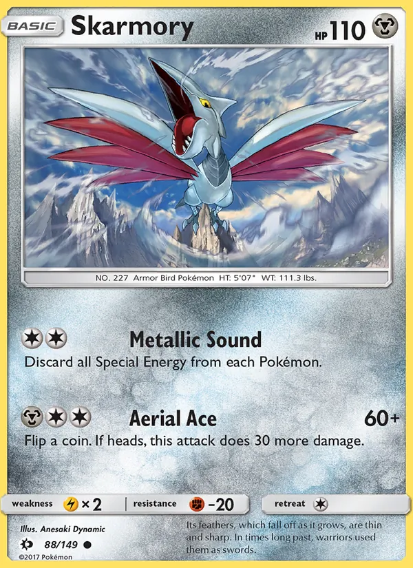 Skarmory, Sun & Moon 088/149