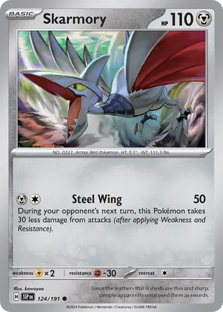 Skarmory, Surging Sparks 124/191