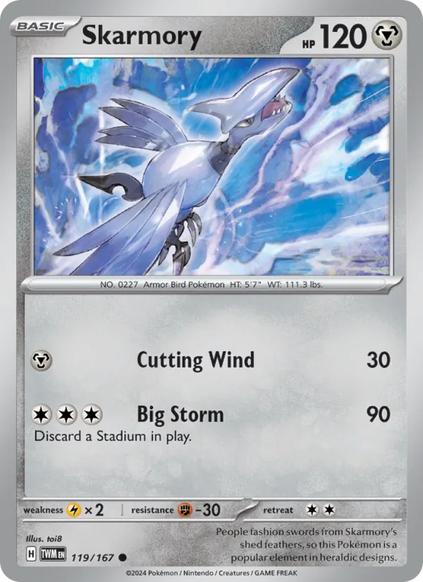 Skarmory, Twilight Masquerade 119/167