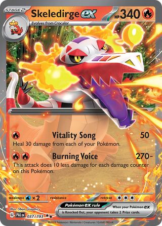 Skeledirge EX, Play! Pokémon Prize Pack Series Four 037/193