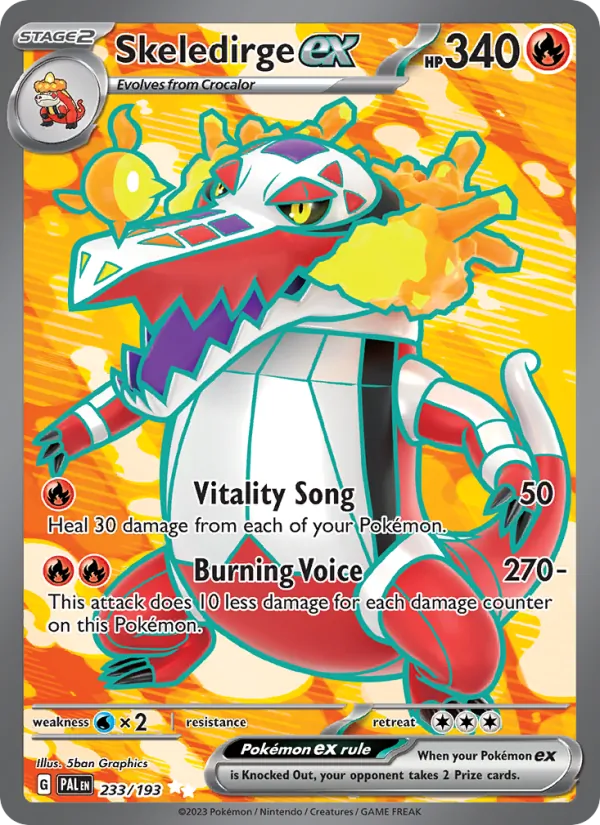 Skeledirge EX, Paldea Evolved 233/193