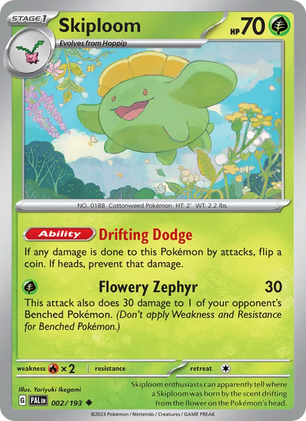 Skiploom, Paldea Evolved 002/193