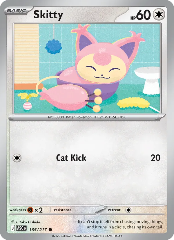 Skitty, Ascended Heroes 165/217