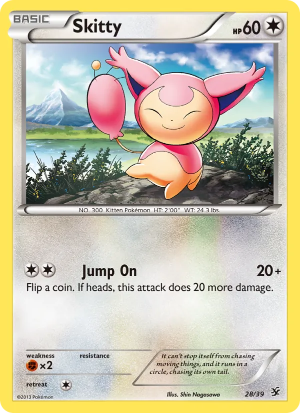 Skitty, Kalos Starter Set 028/039