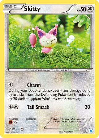 Skitty, XY trainer Kit (Latios) 001/030