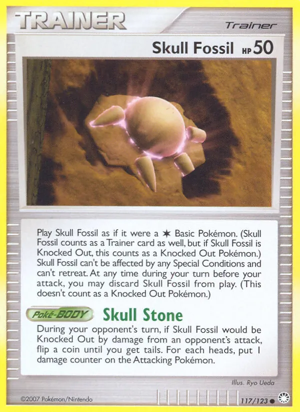 Skull Fossil, Mysterious Treasures 117/123