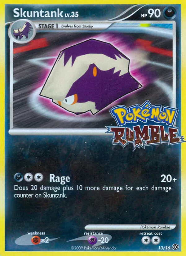 Skuntank, Pokémon Rumble 013/016