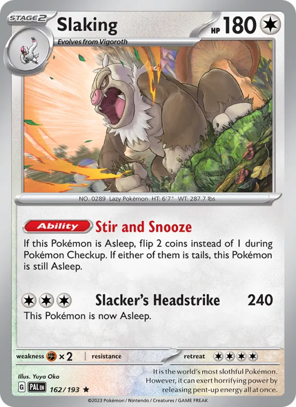 Slaking, Paldea Evolved 162/193