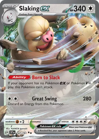 Slaking EX, Surging Sparks 147/191