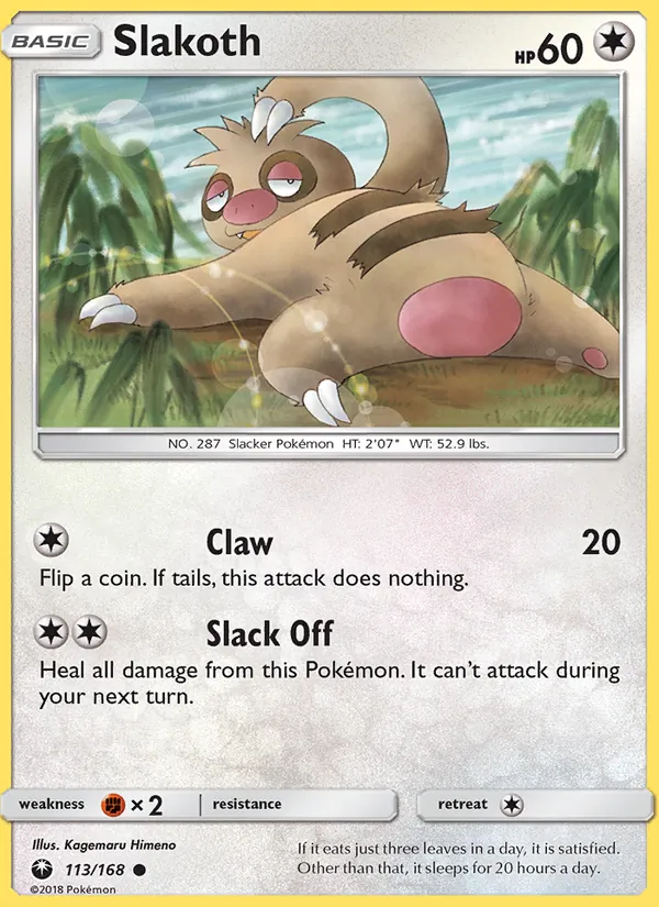 Slakoth, Celestial Storm 113/168