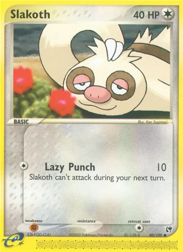 Slakoth, Sandstorm 080/100