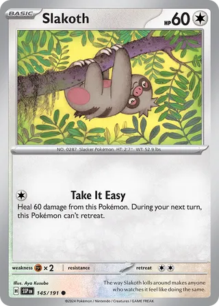 Slakoth, Surging Sparks 145/191