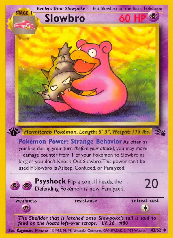 Slowbro, Fossil 043/062