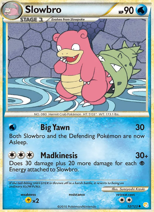 Slowbro, HeartGold & SoulSilver 052/123